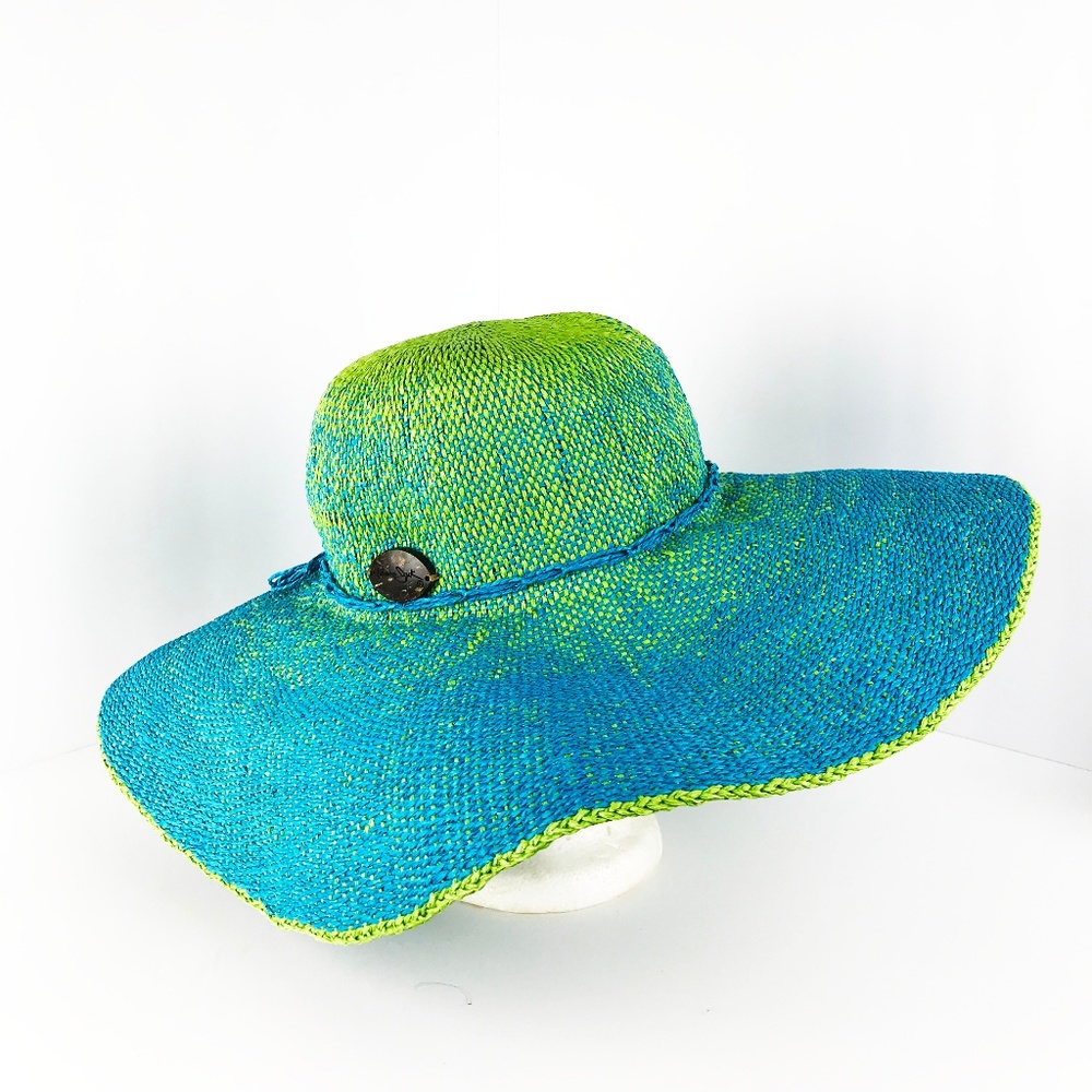 Panama Jack Floppy Hat 100% Toyo straw Beach Sun